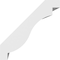 Ekena Millwork 5-in. W x 6-in. D x 6-in. H Copenhagen Architectural Grade PVC Knee Brace BRCP05X06X06CHG - alternate 5